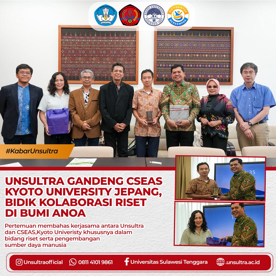 Rektor Unsultra Jajaki Kolaborasi Riset dengan CSEAS Kyoto University